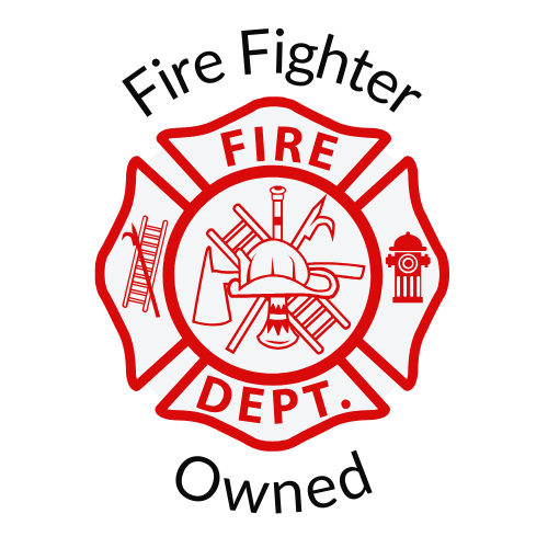 Fire Fighter Owned Emblem Fire fighter owned business